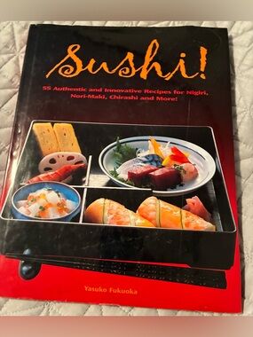 Sushi Hardcover Book Yasuko Fukuoka Gorgeous Color 55 Recipes Nori Maki Nigori+!